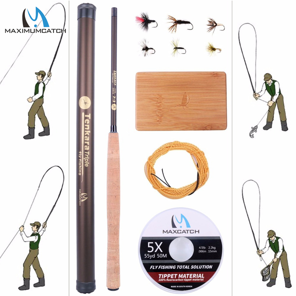 Fishing Rod Fly - Maximumcatch-Tenkara Rod Outfit, V-Tenkara Rod, Fibra