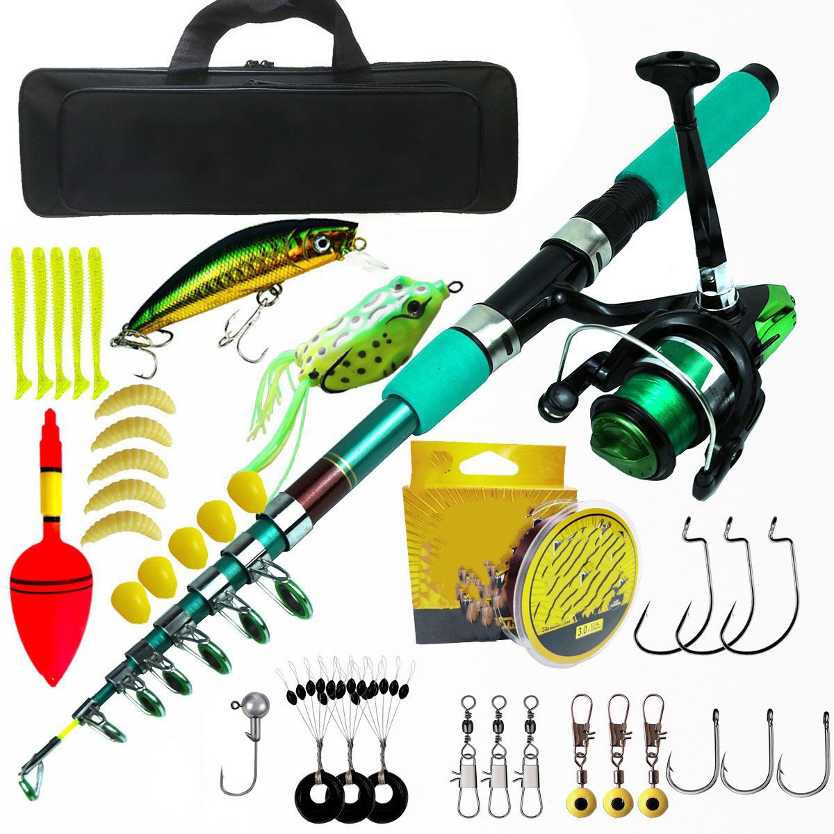 Kit de Vara de Pesca Telescópi - Fishing Rod Telescopic avaliação e preço